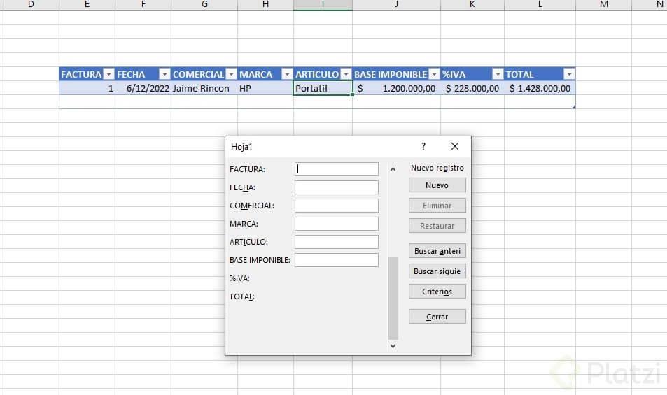 Crear Un Formulario Platzi