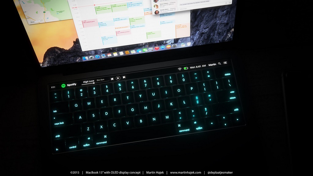 MacBook Pro OLED Render Concept Martin Hajek 2