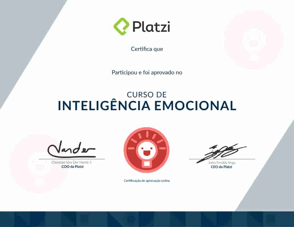 Curso De Inteligência Emocional Platzi 3631