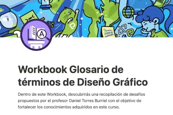 Workbook Glosario de términos de Diseño Gráfico