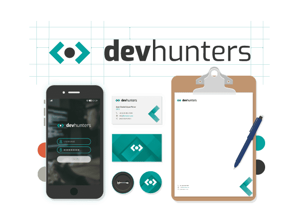 Crea la identidad visual de la marca Dev Hunters