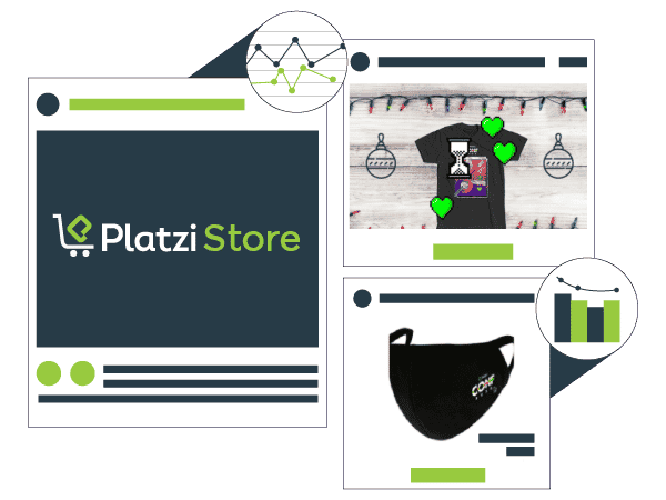 Crea la estrategia de marketing para la tienda de Platzi