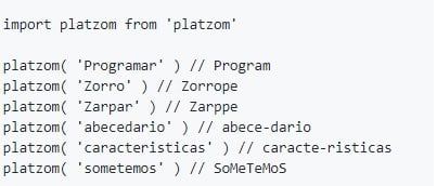 Platzom