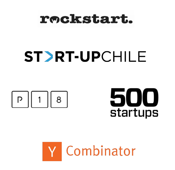 Rockstart, Start-up Chile, P18, 500 Startups y YCombinator