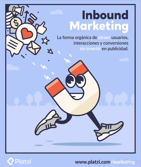 Infografía del team platzi sobre Inbound Marketing.