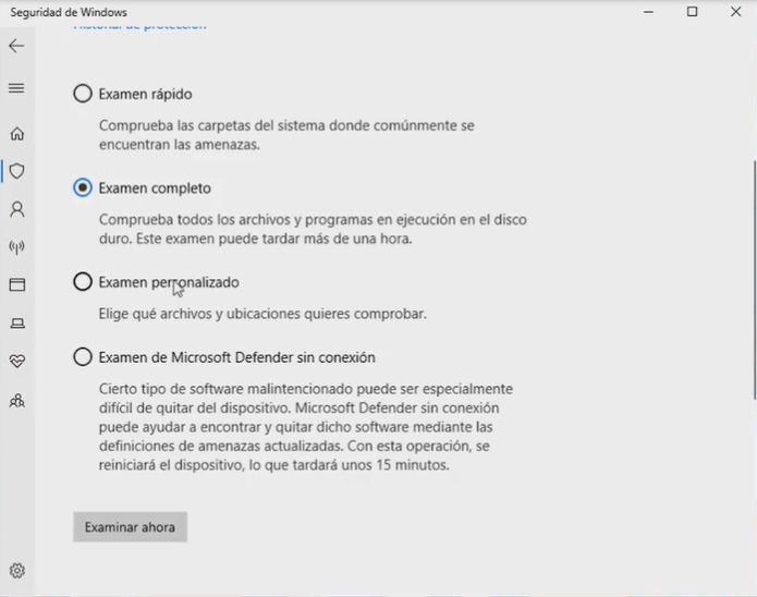 Tipos de examenes para el computador