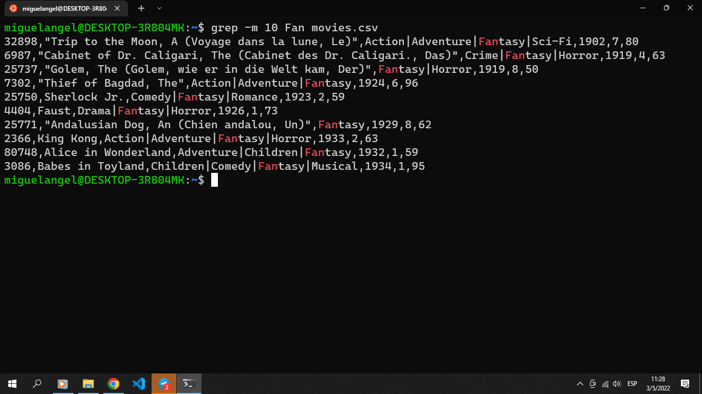 Usando El Comando Grep - Platzi