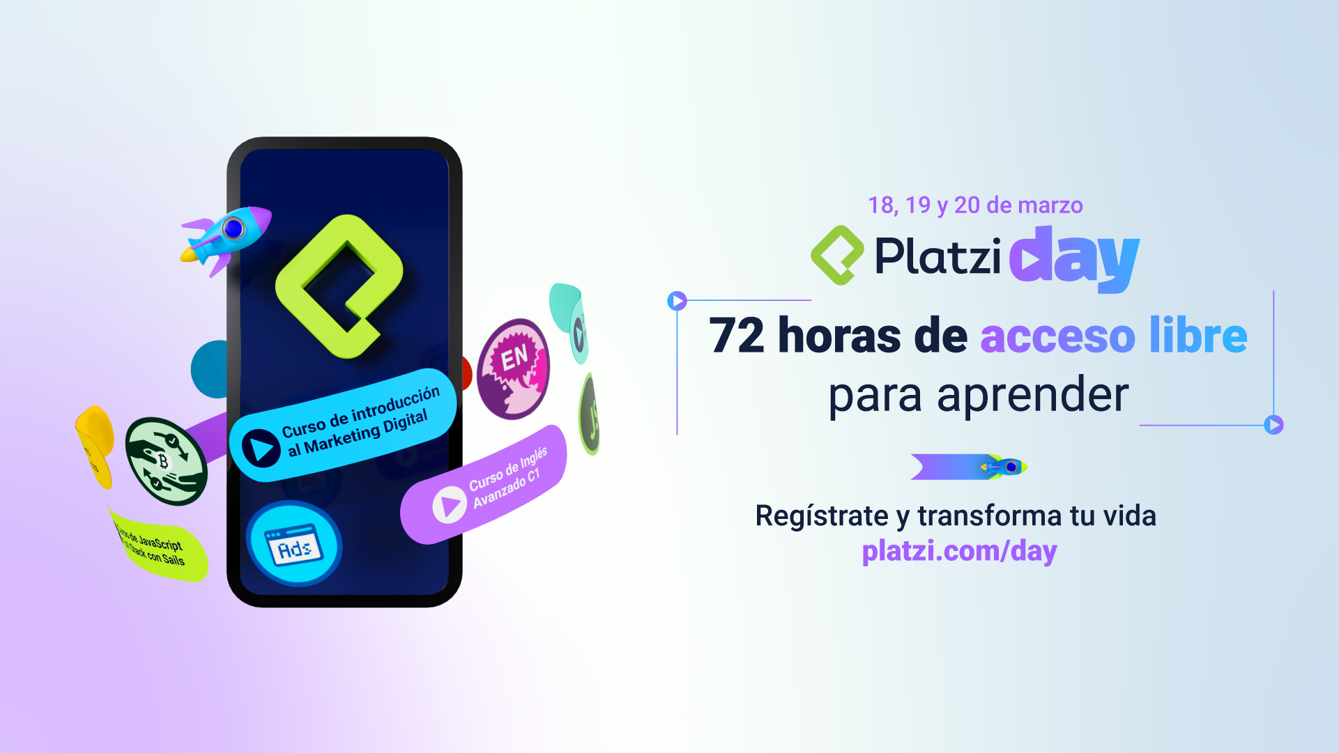 cursos para aprovechar Platzi Day sin importar a qué te dedicas