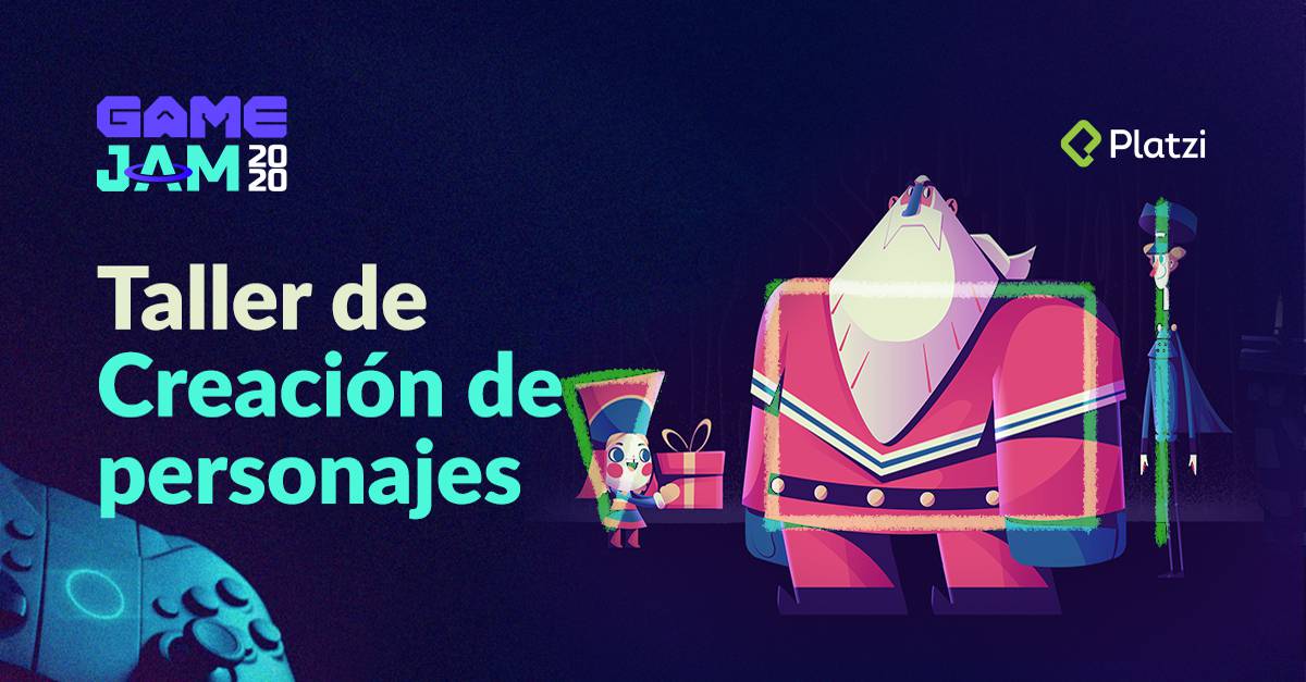 Rumbo al Game Jam: Taller de Creación de Personajes para Videojuegos