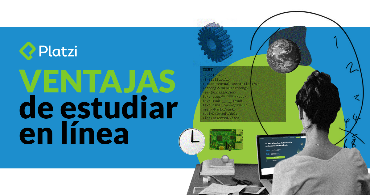 Lista de ventajas de estudiar cursos online