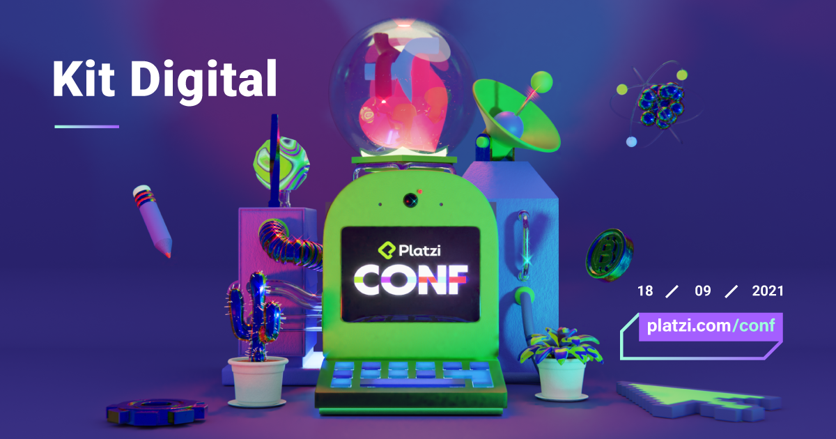 ¡aquí Está El Kit Digital De Platzi Conf 2021 7169