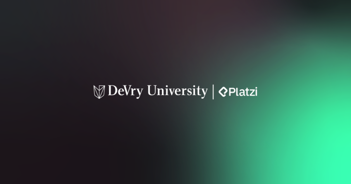 Obtén tu Título Universitario: Alianza Platzi - DeVry