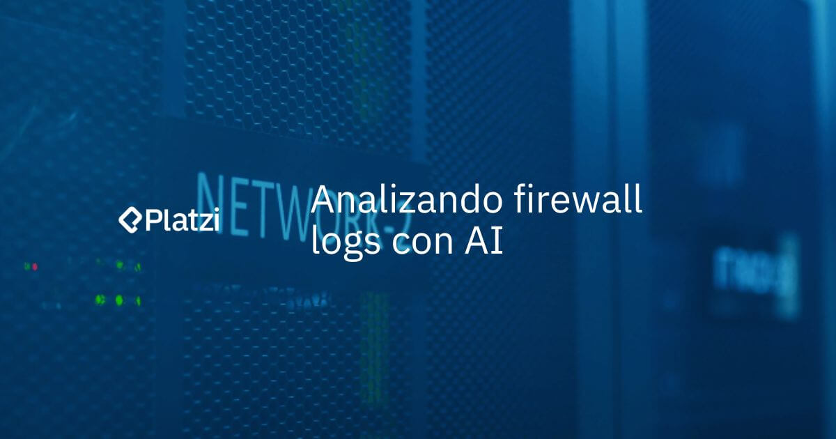 Analizando firewall logs con AI