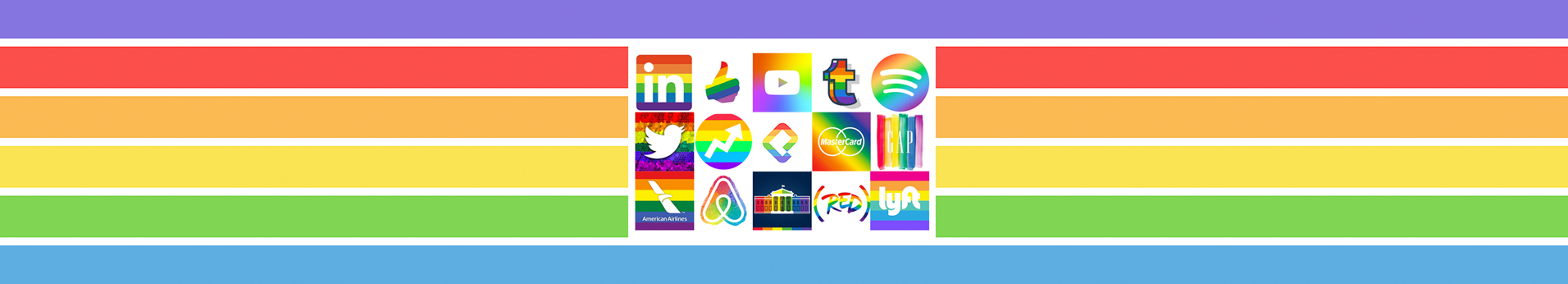 Por qué una marca pinta su logo con los colores LGBT+