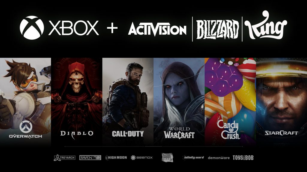 Microsoft compra Activision Blizzard por 68.7 mil millones de dólares