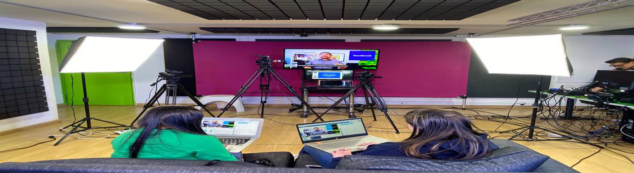Fondos de Platzi y sus oficinas para tus videollamadas en Zoom