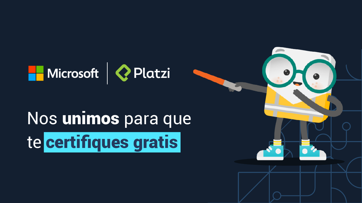 Platzi y Microsoft Lanzan dos retos con los cuales puedes certificarte gratis en Azure