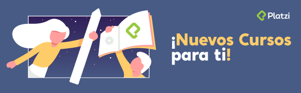 Estos son los nuevos cursos de Platzi en Septiembre