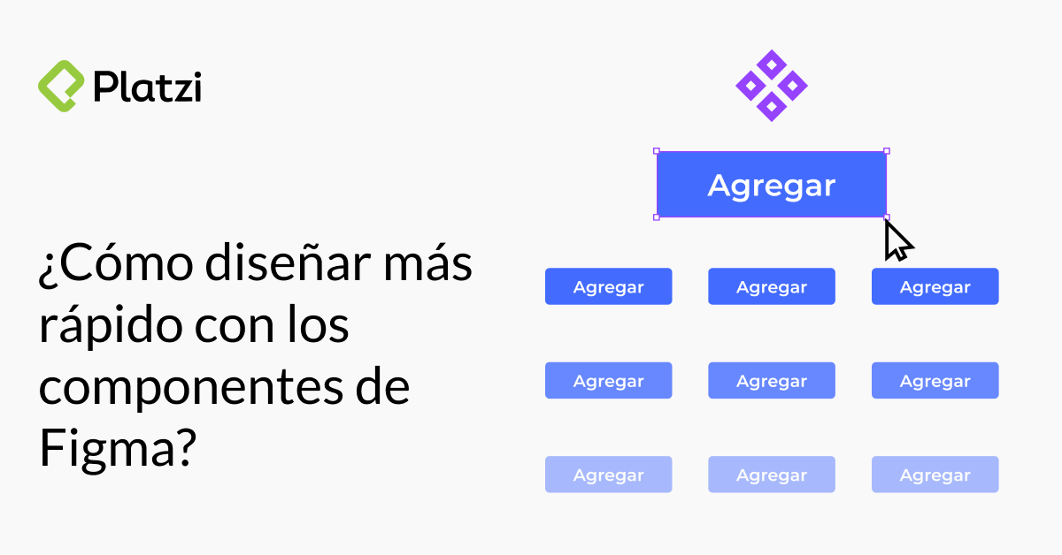 ¿Cómo diseñar más rápido con los componentes de Figma?