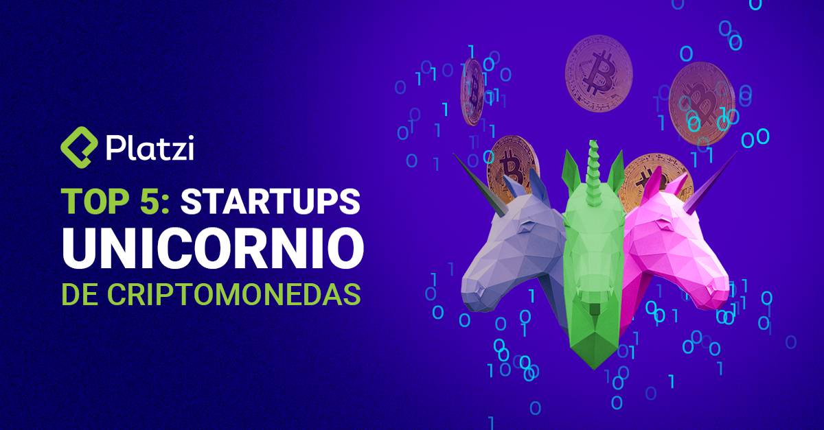 Top 5 startups unicornios de criptomonedas