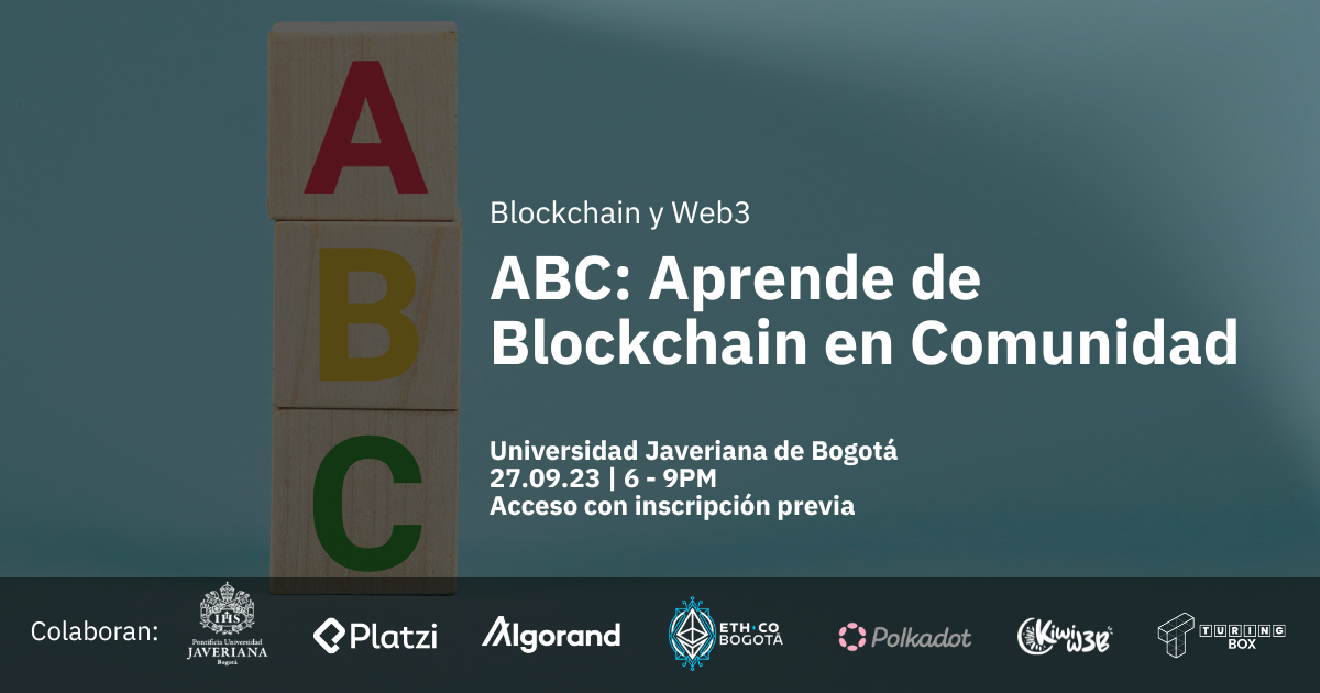 Regístrate en ABC - Aprende de Blockchain en Comunidad