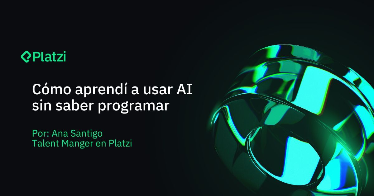 Cómo usar Inteligencia Artificial sin saber programar