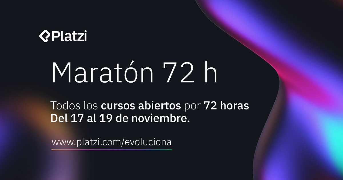 Este fin de semana: toma todos los cursos de Platzi sin suscripción