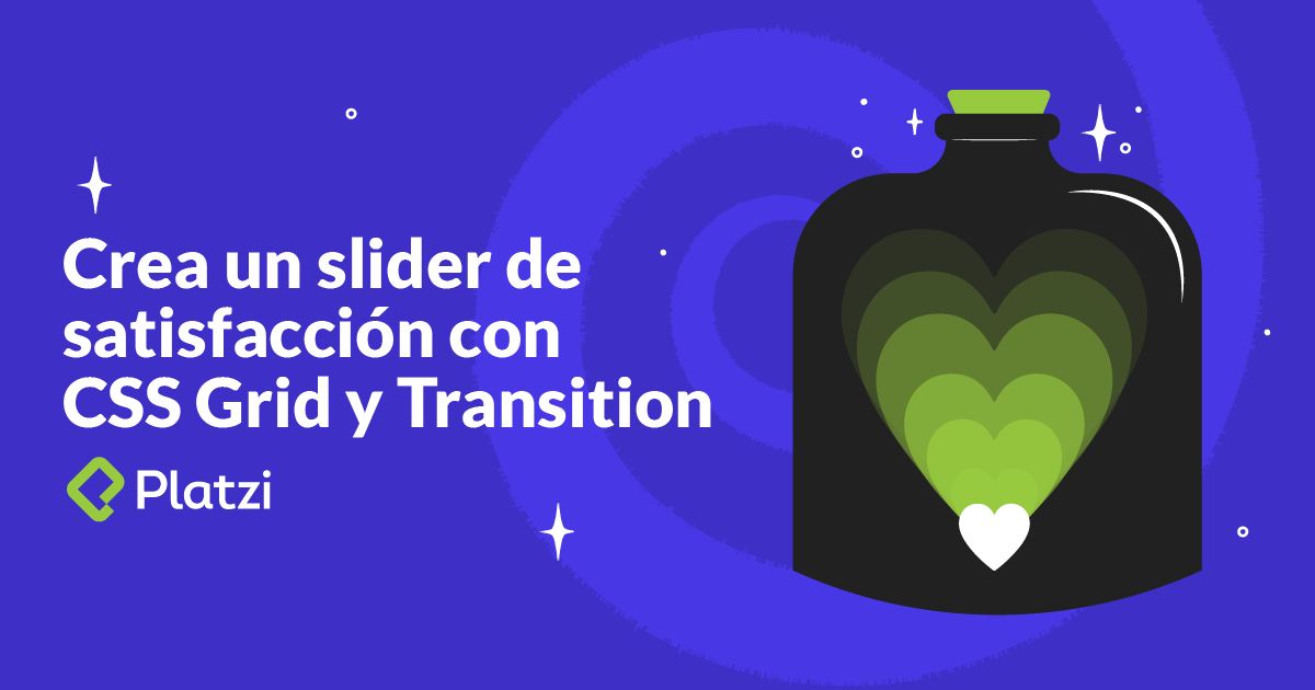 Crea un slider de satisfacción con CSS Grid y Transition