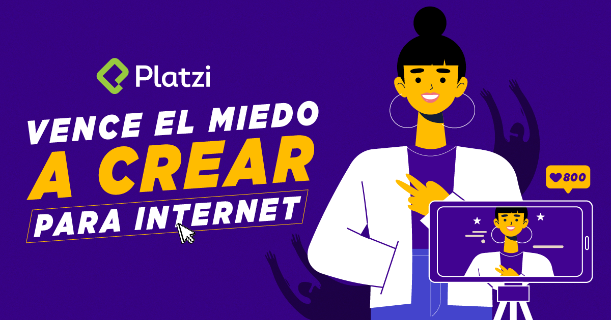 Vence el miedo a crear para Internet