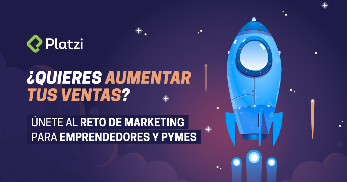 ¿Realmente quieres aumentar tus ventas? Únete al reto de Marketing para Emprendedores y PyMes