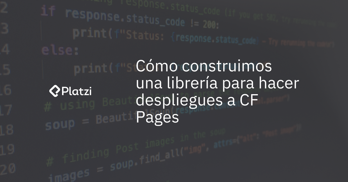 Cloudflare Pages: construimos una librería para hacer despliegues