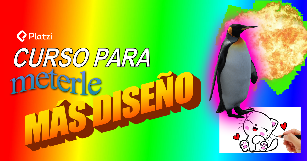Nuevo curso en Platzi: Cómo meterle más diseño