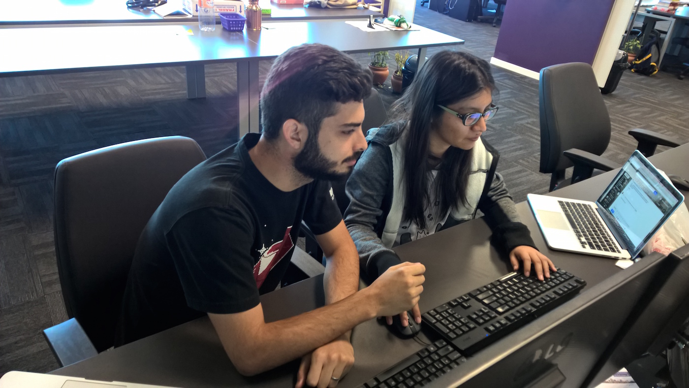 Una pareja para estudiar
