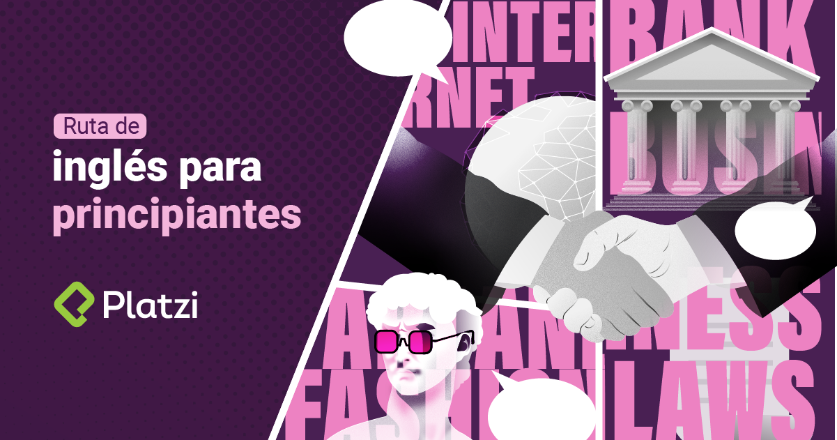 Ruta de inglés para principiantes en Platzi Day