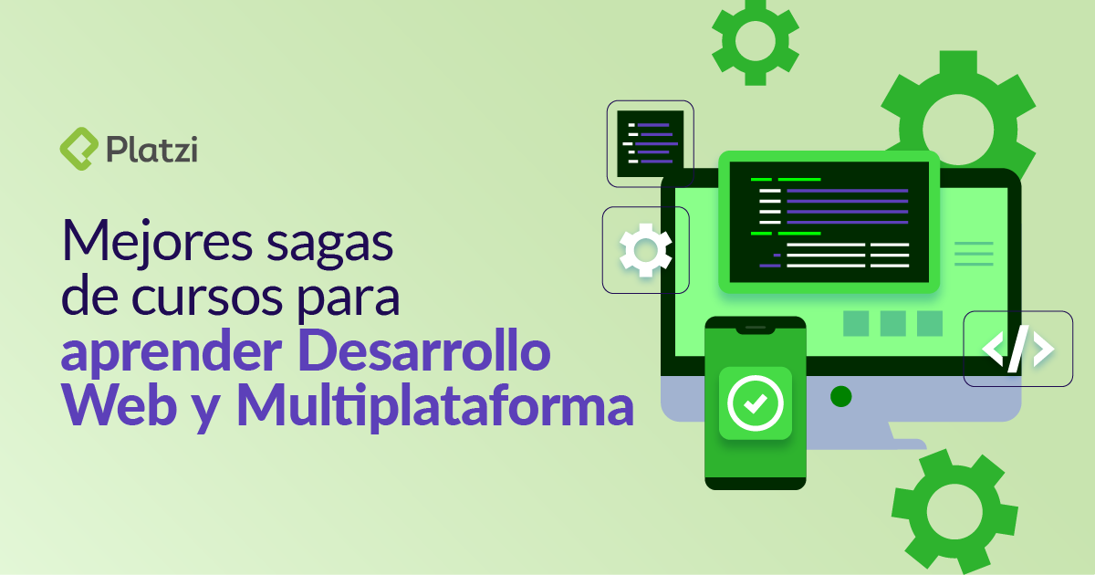 Mejores sagas de cursos para aprender Desarrollo Web, Multiplataforma y Ciencia de Datos