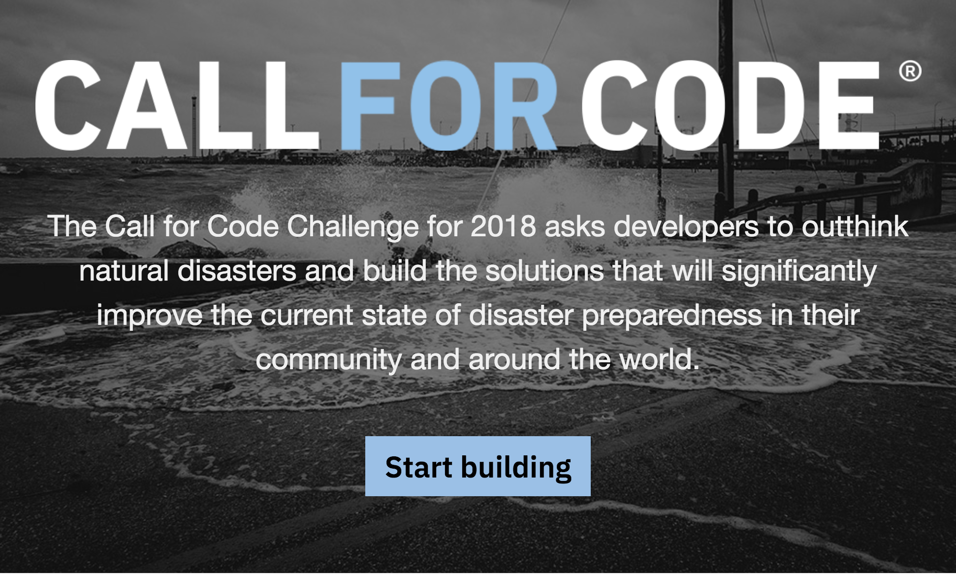 Como participar en  Call For Code de IBM