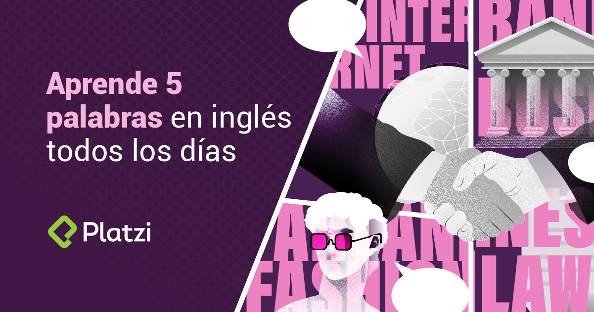 Haz la promesa de aprender 5 palabras todos los días en inglés