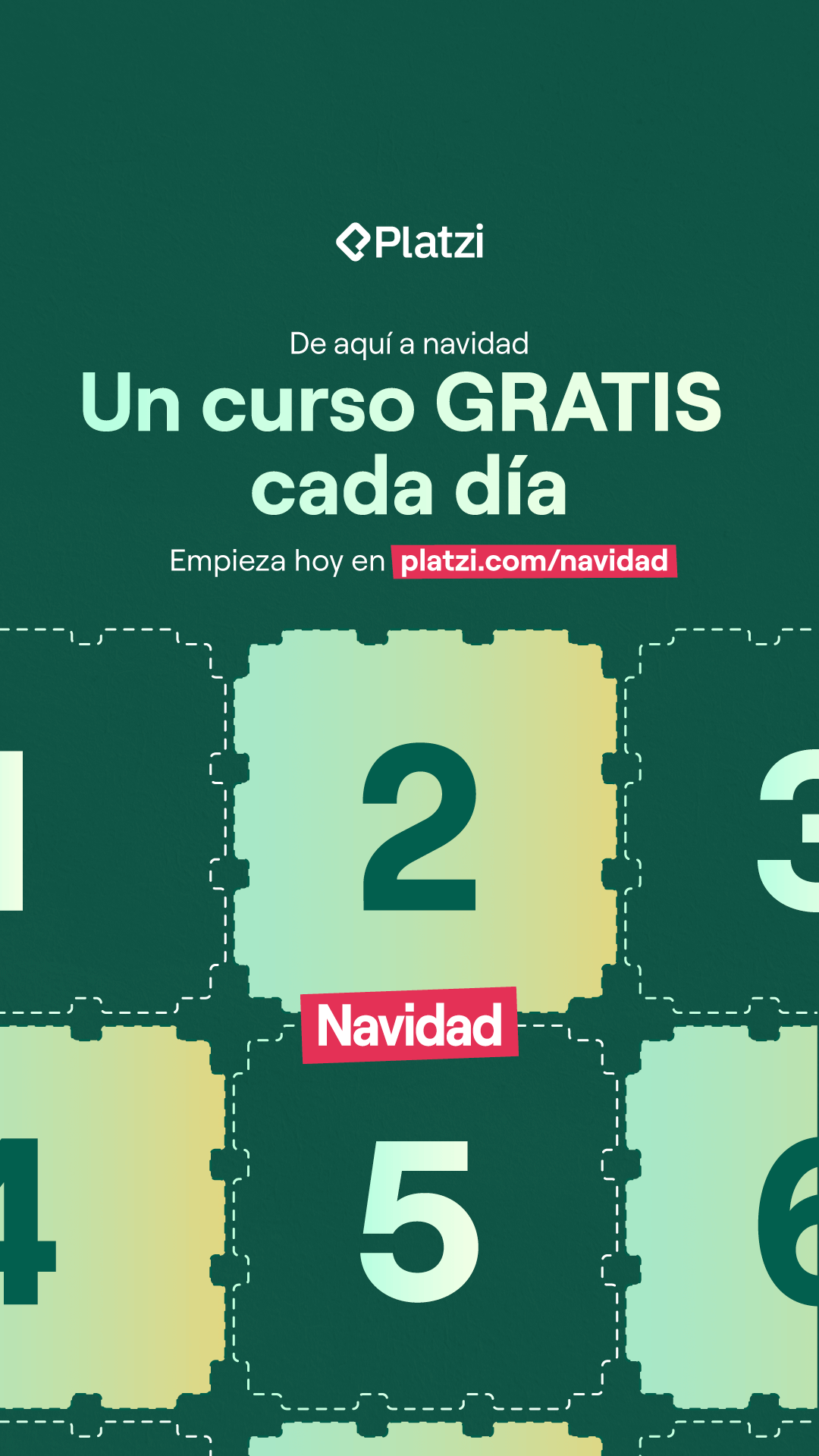 🎄Un curso GRATIS cada día | Calendario de Adviento Platzi 2025