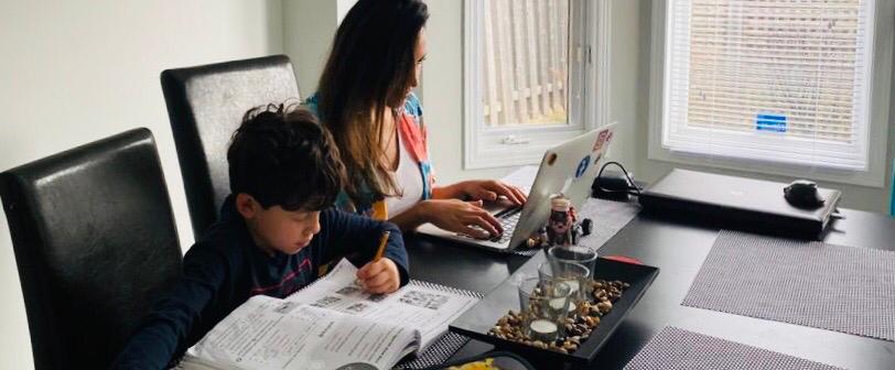 Cómo equilibrar el trabajo con los hijos en casa