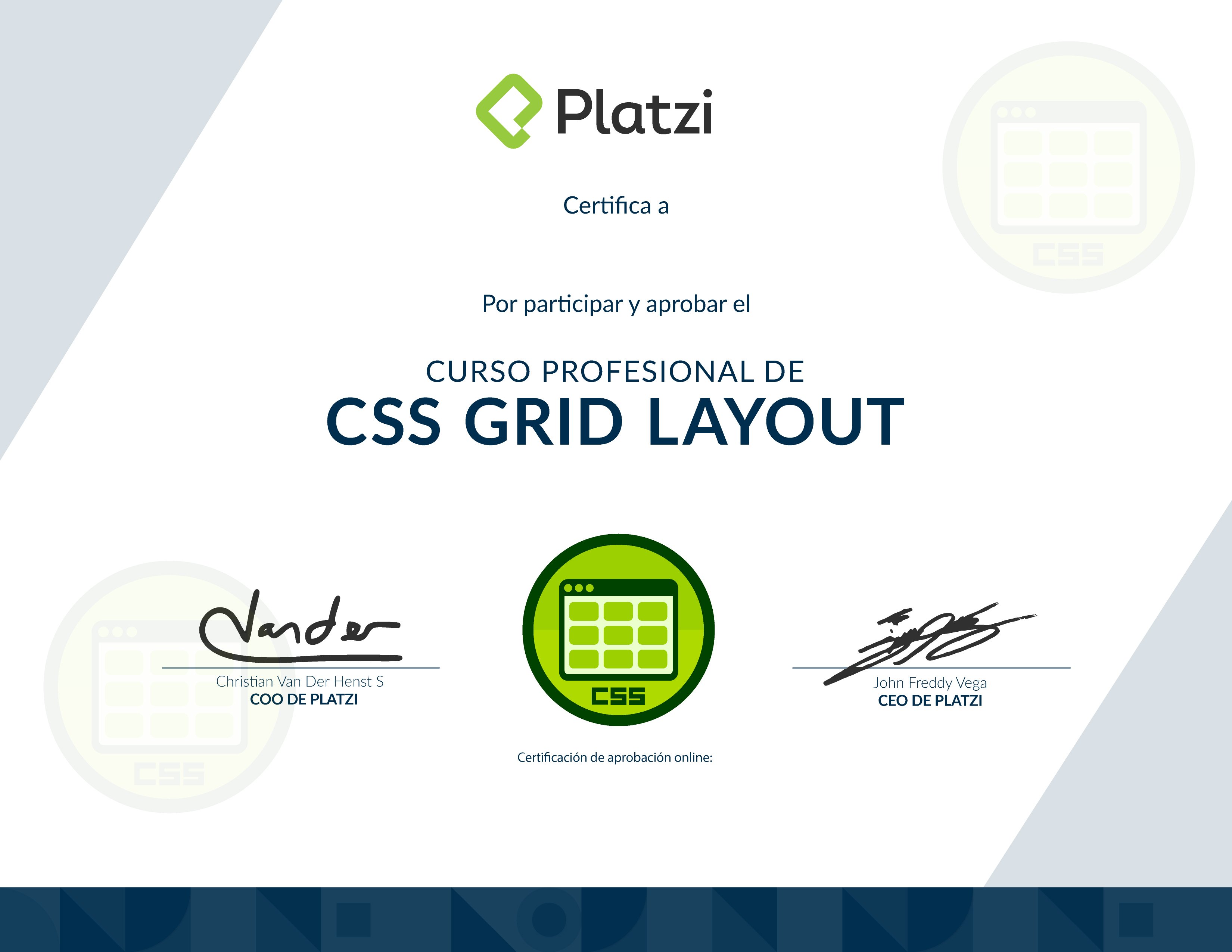 Certificado