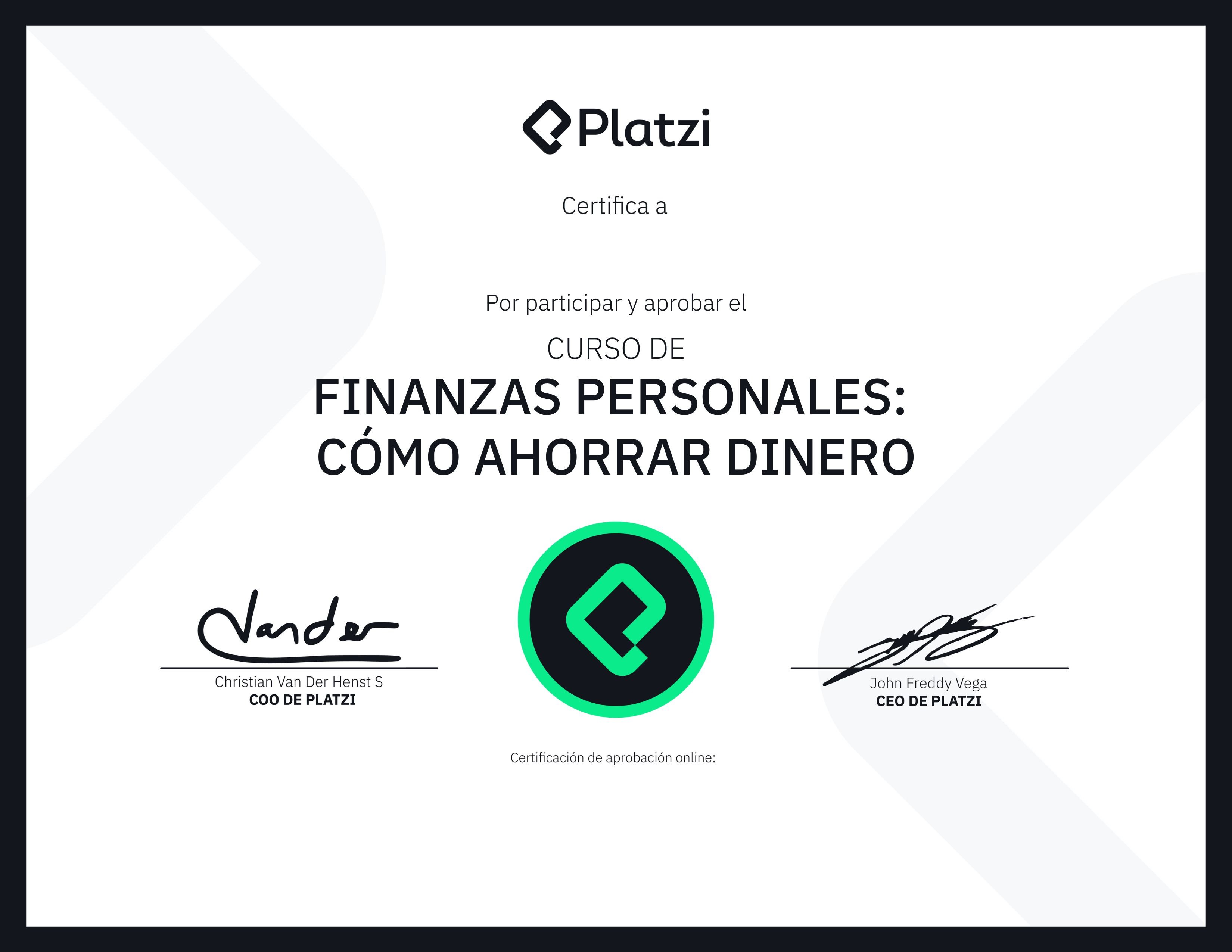 Certificado