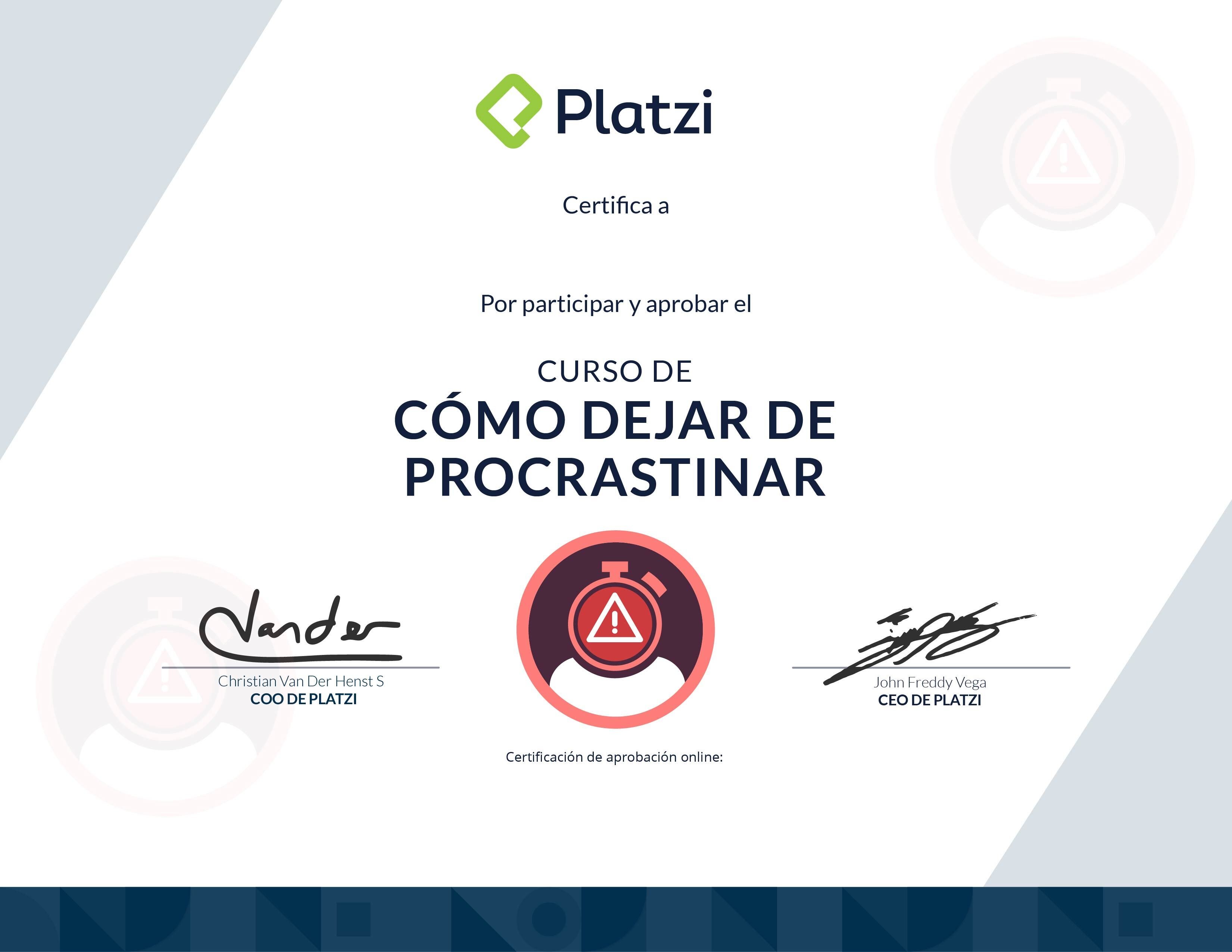 Certificado