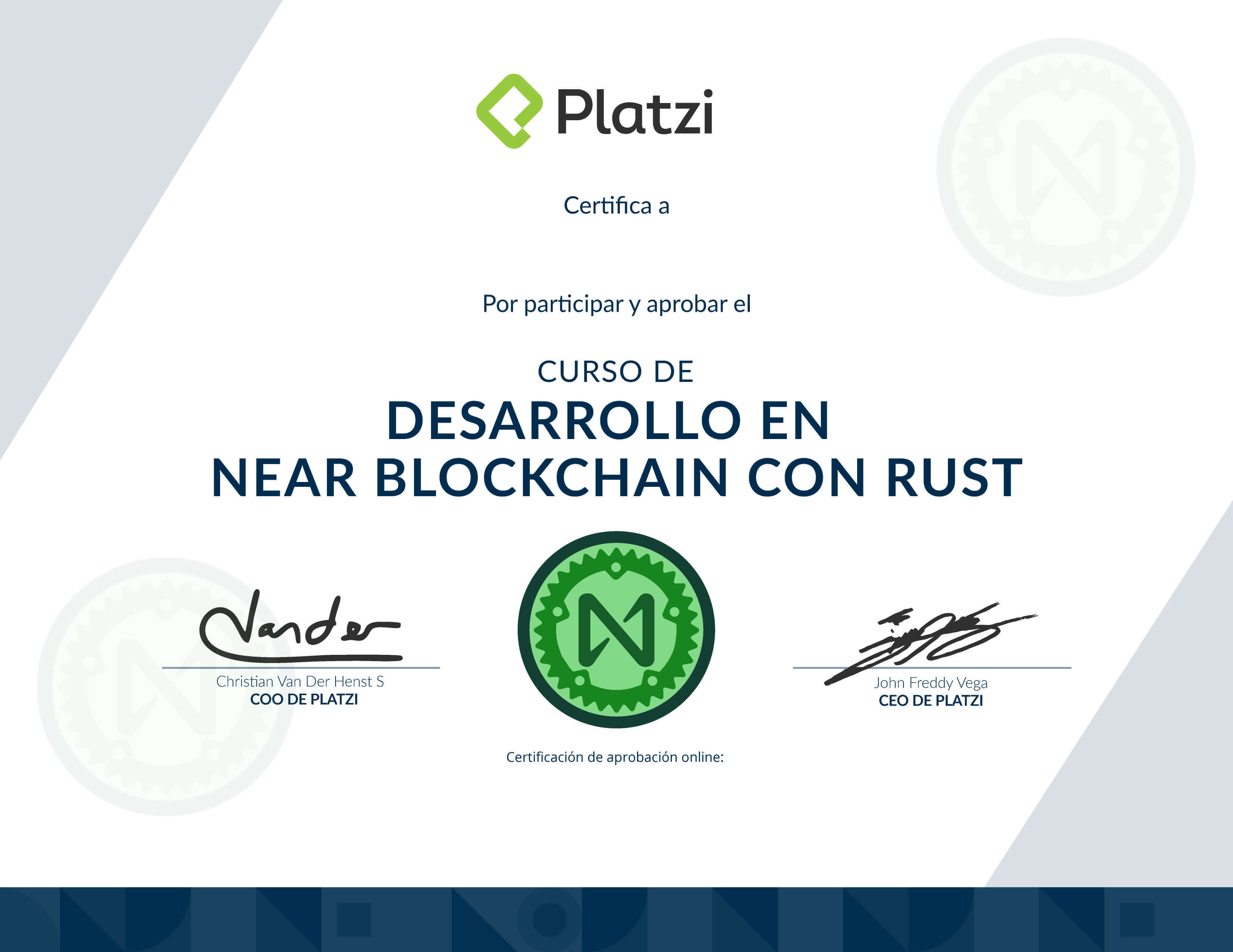 Certificado