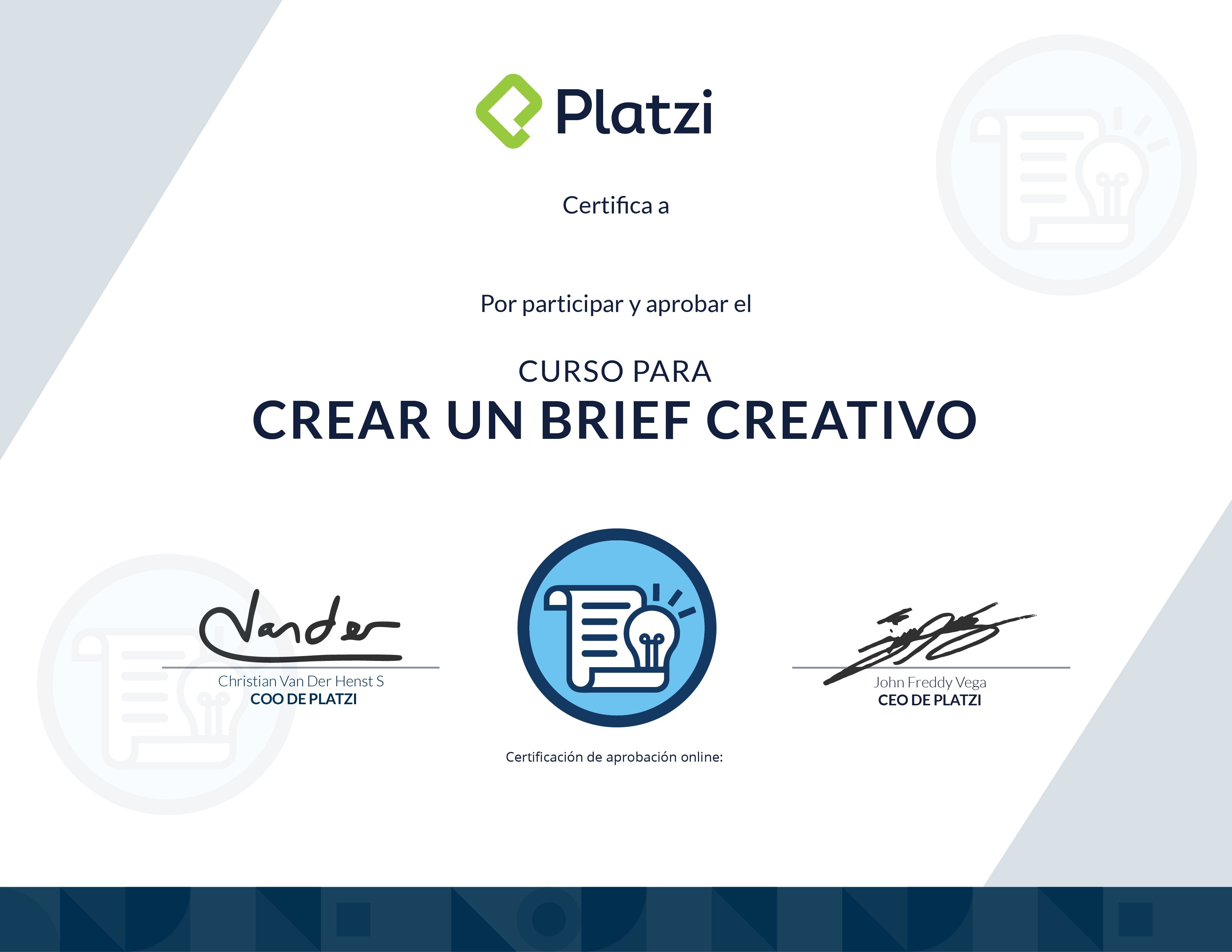 Certificado