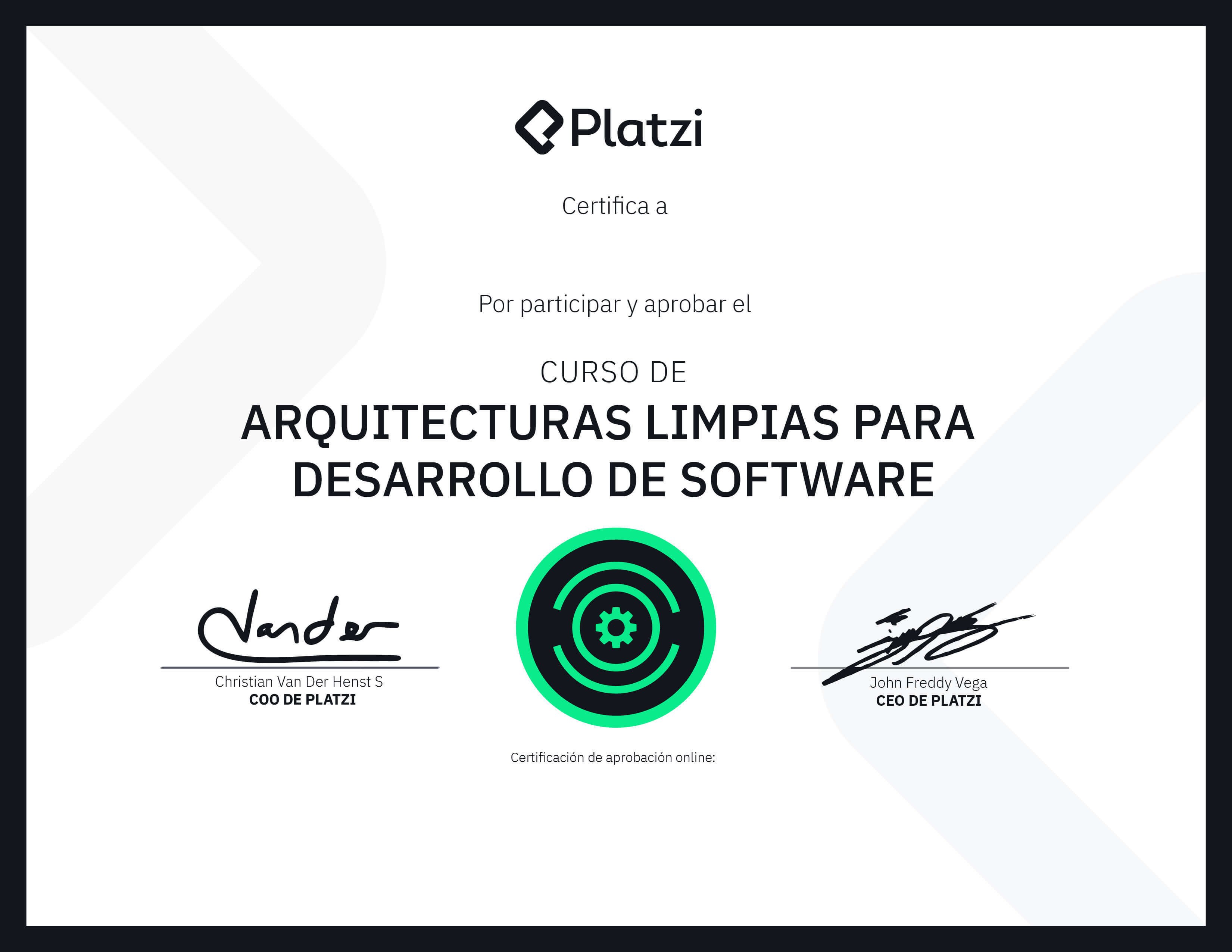 Certificado