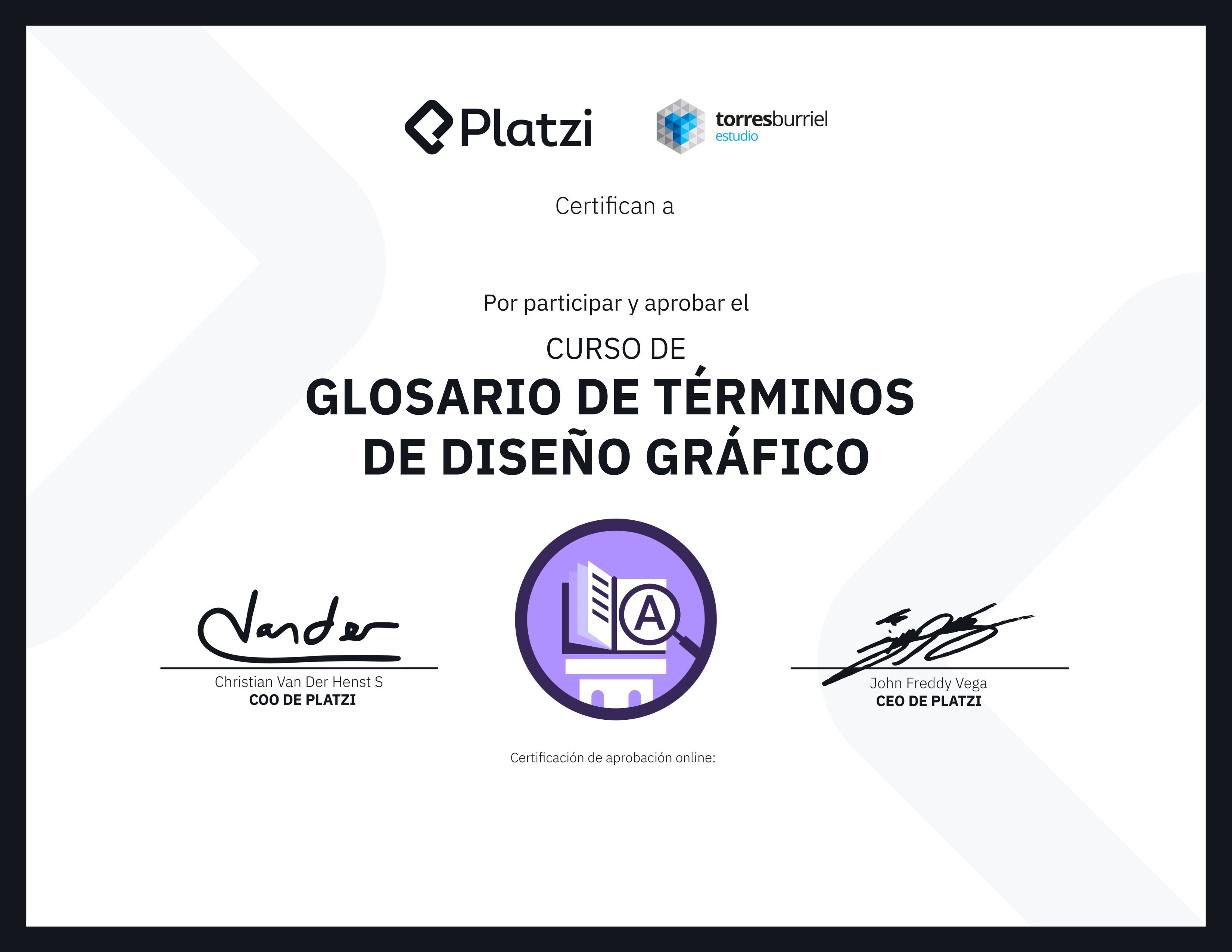 Certificado