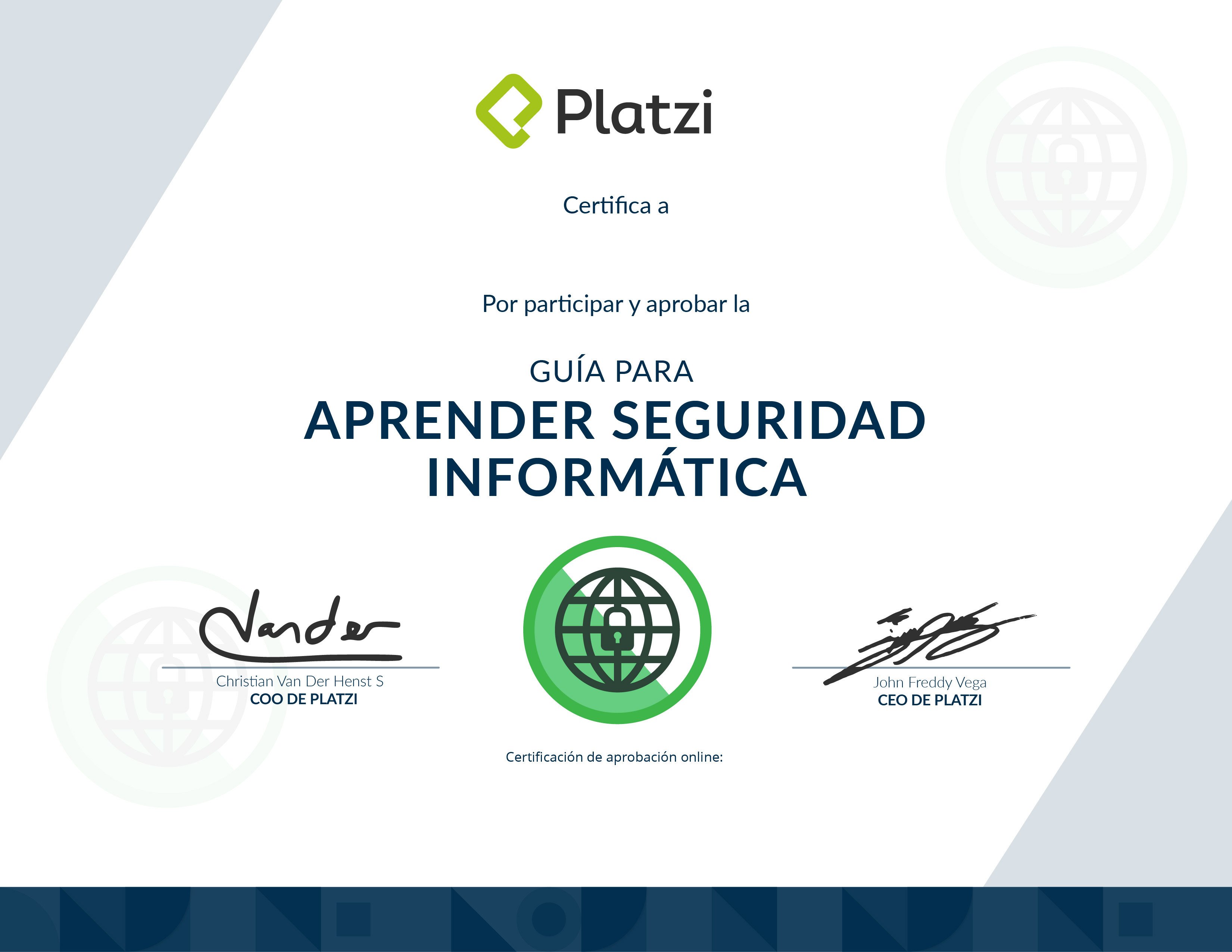 Curso De Seguridad Informática Básica - Platzi