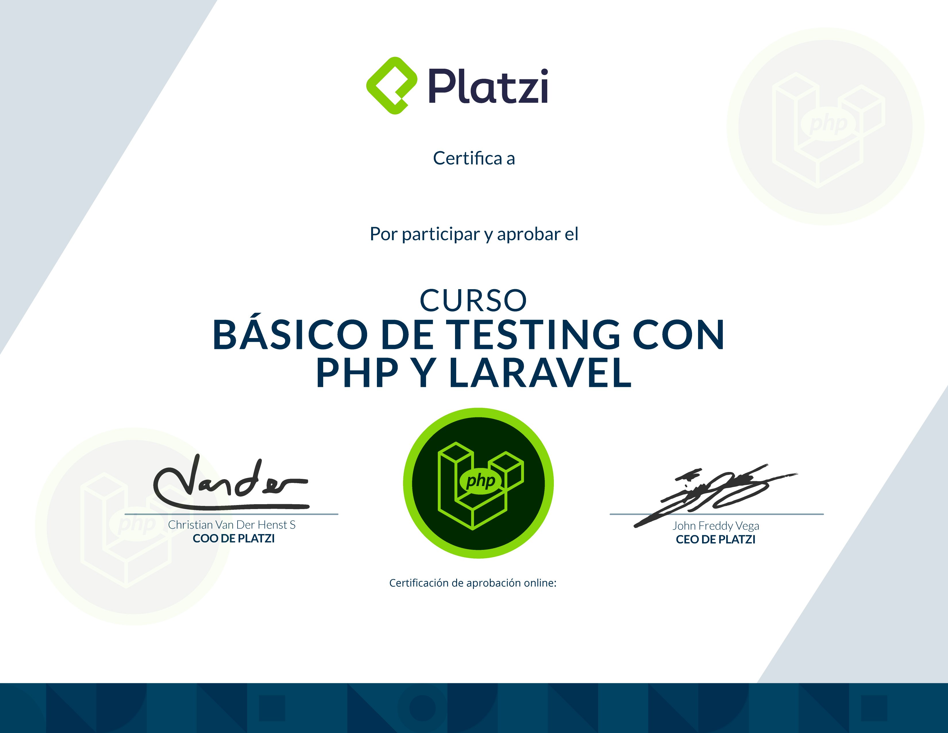 Certificado