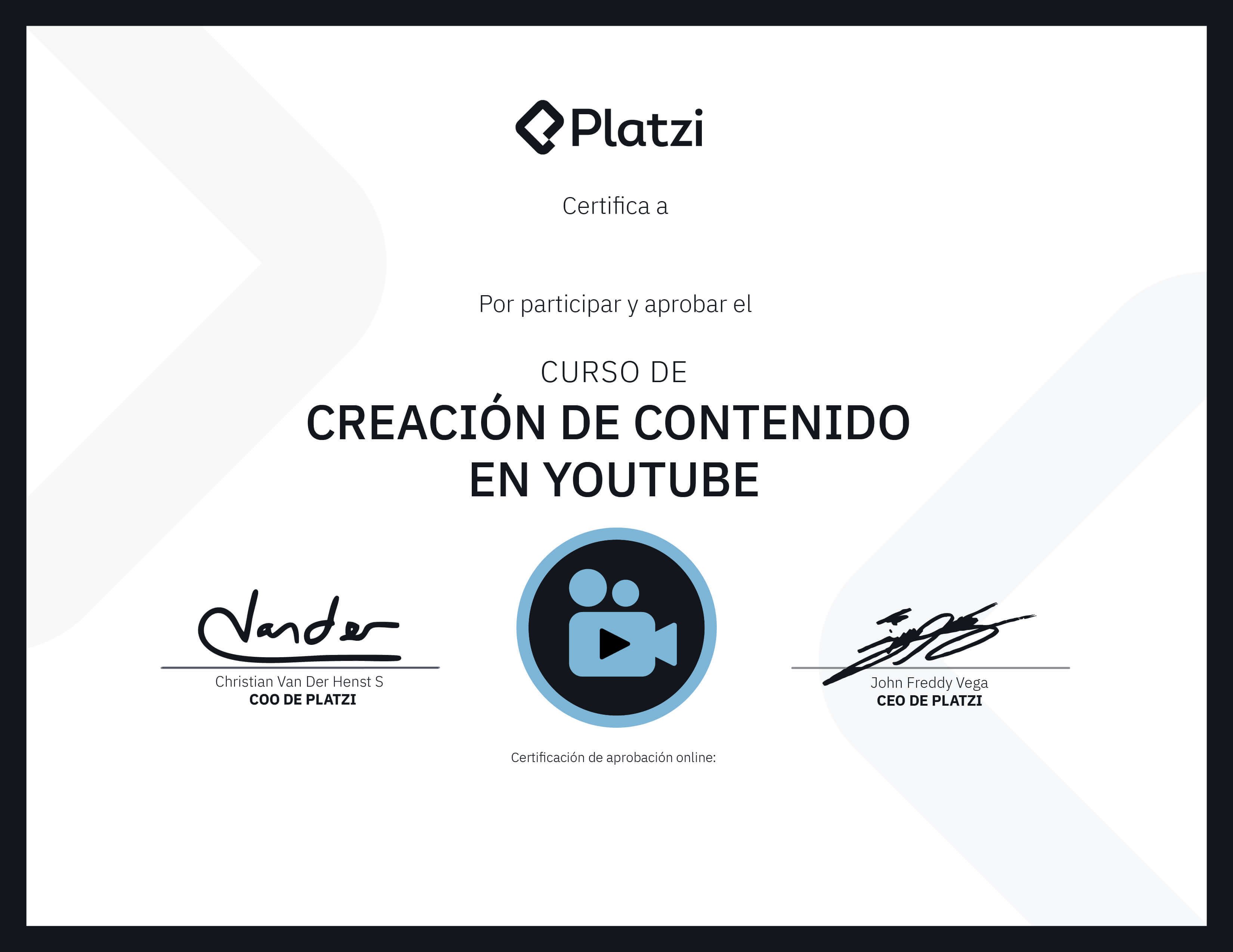 Certificado