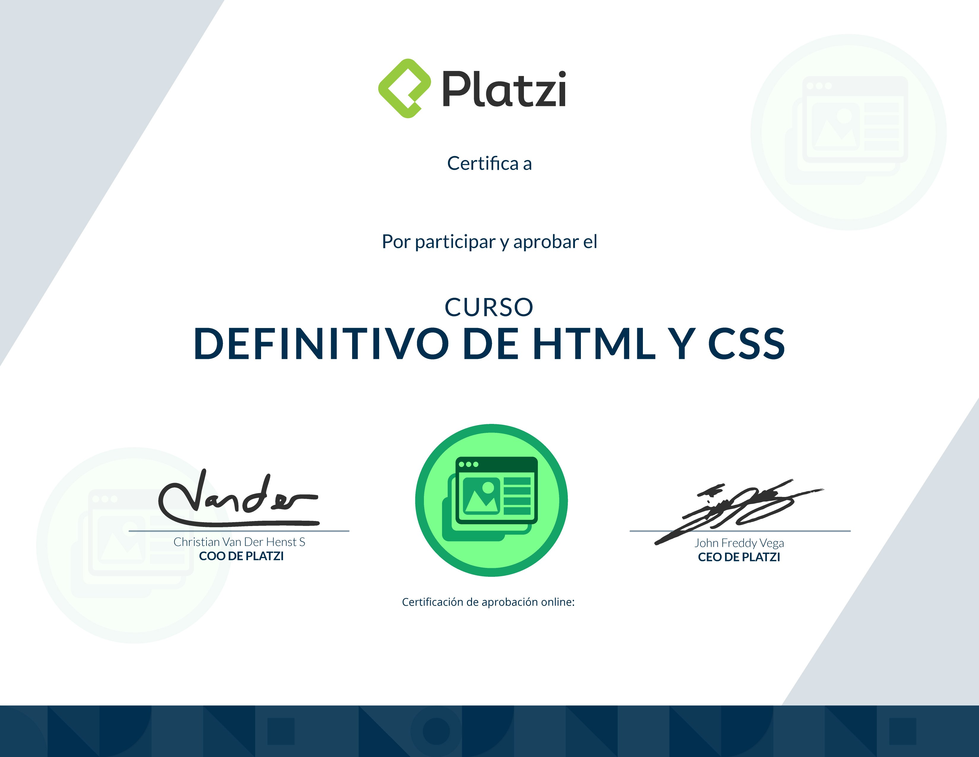 Certificado